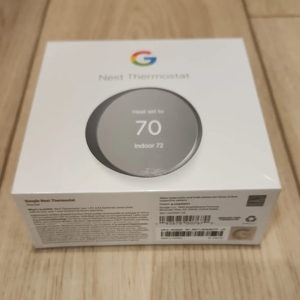 Brand New Google Smart Thermostat in Gray